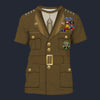Modetrail American Omar Bradley T-shirt Costume, American Costume S-5XL US Size, Gift For Him