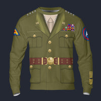 Modetrail American George S. Patton Long Sleeves Costume, American Costume S-5XL US Size, Gift For Him