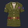 Modetrail American George S. Patton T-shirt Costume, American Costume S-5XL US Size, Gift For Him