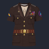 Modetrail American George S. Patton T-shirt Costume, American Costume S-5XL US Size, Gift For Him