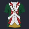 Modetrail American Pirates - Continental Marine Corps 1775 Set 2 T-shirt Costume, American Costume S-5XL US Size, Gift For Him