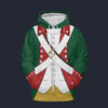Modetrail American Pirates - Continental Marine Corps 1775 Set 2 Tracksuit Costume Hoodie Sweatshirt T-Shirt Sweatpants, American Costume S-5XL US Size
