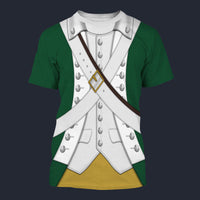 Modetrail American Pirates - Continental Marine Corps 1775 T-shirt Costume, American Costume S-5XL US Size, Gift For Him