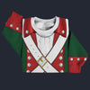 Modetrail American Revolution Continental Marine Corps Officer Sweater Costume, American Costume S-5XL US Size, Gift For Him
