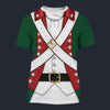 Modetrail American Revolution Continental Marine Corps Officer T-shirt Costume, American Costume S-5XL US Size, Gift For Him