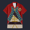 Modetrail American Revolution General Washington Hawaiian Shirt Costume, American Costume S-5XL US Size, Unisex Button Down Shirt