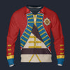 Modetrail American Revolution General Washington Tracksuit Costume Hoodie Sweatshirt T-Shirt Sweatpants, American Costume S-5XL US Size