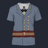 Modetrail American Robert E.-Lee T-shirt Costume, American Costume S-5XL US Size, Gift For Him
