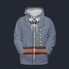 Modetrail American Robert E.-Lee Zip Hoodie Costume, American Costume S-5XL US Size, Gift For Him