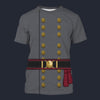 Modetrail American Stonewall Jackson T-shirt Costume, American Costume S-5XL US Size, Gift For Him
