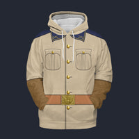 Modetrail American Theodore Roosevelt Hoodie Costume, American Costume S-5XL US Size, Gift For Him
