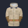 Modetrail American Theodore Roosevelt Zip Hoodie Costume, American Costume S-5XL US Size, Gift For Him