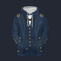Modetrail American Ulysses S.Grant Hoodie Costume, American Costume S-5XL US Size, Gift For Him