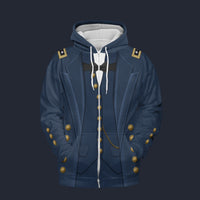 Modetrail American Ulysses S.Grant Zip Hoodie Costume, American Costume S-5XL US Size, Gift For Him