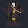 Modetrail American Union Army-Infantry-Private Soldier Hawaiian Shirt Costume, American Costume S-5XL US Size, Unisex Button Down Shirt