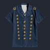Modetrail American William Tecumseh Sherman Hawaiian Shirt Costume, American Costume S-5XL US Size, Unisex Button Down Shirt