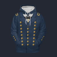 Modetrail American William Tecumseh Sherman Tracksuit Costume Hoodie Sweatshirt T-Shirt Sweatpants, American Costume S-5XL US Size