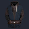 Modetrail Anakin Skywalker Fleece Hoodie Costume, Star Wars Costume S-5XL US Size, Gift For Him