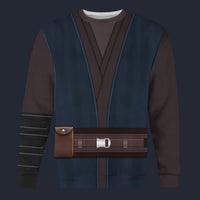 Modetrail Anakin Skywalker Long Sleeves Costume, Star Wars Costume S-5XL US Size, Gift For Him