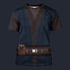 Modetrail Anakin Skywalker T-shirt Costume, Star Wars Costume S-5XL US Size, Gift For Him