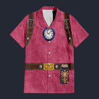 Modetrail Ankle Zelda Hawaiian Shirt Costume, The Legend of Zelda Costume S-5XL US Size, Unisex Button Down Shirt