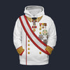 Modetrail Austria Franz Joseph I Hoodie Costume, Austria Costume S-5XL US Size, Gift For Him