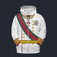 Modetrail Austria Rudolf, Crown Prince Zip Hoodie Costume, Austria Costume S-5XL US Size, Gift For Him