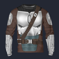 Modetrail Star Wars Beskar Mandalorian Long Sleeves Costume, S-5XL US Size, Gift For Him