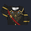 Modetrail Black Royal Guard Uniform Version Sweater Costume, The Legend of Zelda Costume S-5XL US Size, Gift For Him