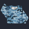 Modetrail Blue Camouflage Set 3 Sweater Costume, Military Costume S-5XL US Size, Gift For Him