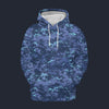 Modetrail Blue Multicam Ivory Coast Fleece Hoodie Costume, Military Costume S-5XL US Size, Gift For Him