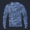 Modetrail Blue Multicam Ivory Coast Long Sleeves Costume, Military Costume S-5XL US Size, Gift For Him