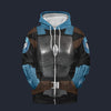 Modetrail Star Wars Bo Katan Tracksuit Costume Hoodie Sweatshirt T-Shirt Sweatpants, S-5XL US Size