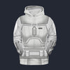 Modetrail Star Wars Boba Fett Prototype Armor Fleece Hoodie Costume, S-5XL US Size, Gift For Him