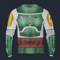Modetrail Star Wars Boba Fett VC186 No Scratches Long Sleeves Costume, S-5XL US Size, Gift For Him