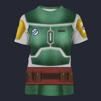 Modetrail Star Wars Boba Fett VC186 No Scratches Tracksuit Costume Hoodie Sweatshirt T-Shirt Sweatpants, S-5XL US Size