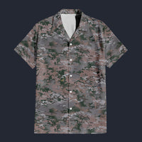 Modetrail Botswana Police Anti-Poaching Unit Multicam Hawaiian Shirt Costume, Military Costume S-5XL US Size, Unisex Button Down Shirt