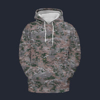 Modetrail Botswana Police Anti-Poaching Unit Multicam Tracksuit Costume Hoodie Sweatshirt T-Shirt Sweatpants, Military Costume S-5XL US Size