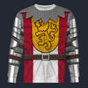 Modetrail British 14th Century English Knights Long Sleeves Costume, British Costume S-5XL US Size, Gift For Him