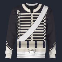 Modetrail British 18th Hussar 1806-1815 Sweater Costume, British Costume S-5XL US Size, Gift For Him