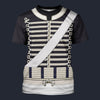 Modetrail British 18th Hussar 1806-1815 T-shirt Costume, British Costume S-5XL US Size, Gift For Him