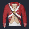 Modetrail British 33rd regiment of Foot Long Sleeves Costume, British Costume S-5XL US Size, Gift For Him