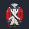 Modetrail British 42nd Highland Infantry-1776-1783 Tracksuit Costume Hoodie Sweatshirt T-Shirt Sweatpants, British Costume S-5XL US Size