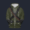 Modetrail British 95th (Rifle) Regiment- Rifleman 1806 – 1815 Fleece Zip Hoodie Costume, British Costume S-5XL US Size, Gift For Him