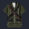 Modetrail British 95th (Rifle) Regiment- Rifleman 1806 – 1815 Hawaiian Shirt Costume, British Costume S-5XL US Size, Unisex Button Down Shirt