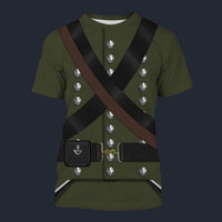 Modetrail British 95th (Rifle) Regiment- Rifleman 1806 – 1815 T-shirt Costume, British Costume S-5XL US Size, Gift For Him