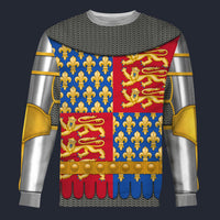 Modetrail British Edward III Sweater Costume, British Costume S-5XL US Size, Gift For Him