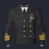 Modetrail British Edward John Smith Titanic Tracksuit Costume Hoodie Sweatshirt T-Shirt Sweatpants, British Costume S-5XL US Size