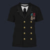 Modetrail British Edward John Smith Titanic T-shirt Costume, British Costume S-5XL US Size, Gift For Him