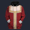 Modetrail British Elizabeth of York Hoodie Costume, British Costume S-5XL US Size, Gift For Him